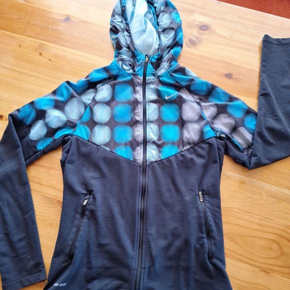 Nike Jackets & Blazers - Nike Running Dri-Fit Fanatic Jacket with Hoodie